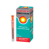 Nurofen Febbre e Dolore Bambini 200mg/5ml Sciroppo 100ml Gusto Fragola